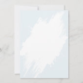 Coffee and Croissants Bridal Shower 招待状 (裏面)