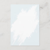 Coffee and Croissants Bridal Shower Registry エンクロージャーカード (裏面)