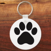 Coffee and Dog Lover Quote Minimal Design キーホルダー (裏面)