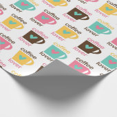 Coffee and Donut Pattern  ラッピングペーパー (角)