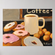 Coffee and Donuts by Celestine