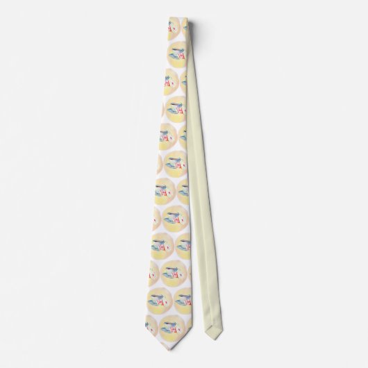 Coffee and Donuts Neck Tie ネクタイ (正面)