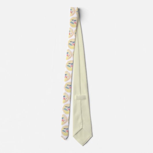 Coffee and Donuts Neck Tie ネクタイ (裏面)