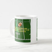 Coffee and Football in Delaware  コーヒーマグカップ (正面左)