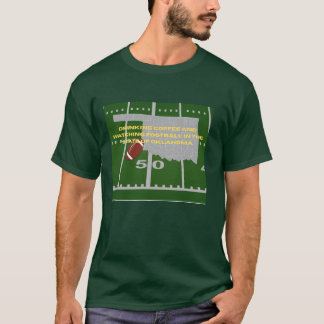 Coffee and football in Oklahoma T-shirt  Tシャツ