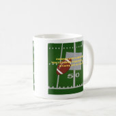 Coffee and Football in Wyoming コーヒーマグカップ (正面右)