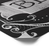 Coffee and Friends Chalk Board Art ポスター (角)