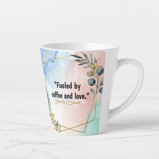 coffee and love mug カフェラテマグ (右)