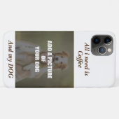 Coffee and my Dog Throw Pillow Case-Mate iPhoneケース (裏面(横))