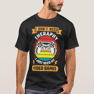 Coffee and my Video Games Video Game Lover girl Tシャツ