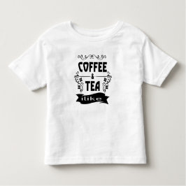 Coffee and Tea Lovers トドラーTシャツ
