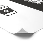 Coffee and Whiskey- Am/Pm ポスター (角)