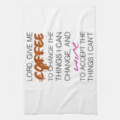 Coffee and Wine キッチンタオル (縦)