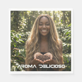 COFFEE - AROMA DELICIOSO スタンダードランチョンナプキン