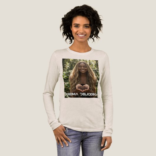 COFFEE - AROMA DELICIOSO トライブレンドＴシャツ (正面全体)