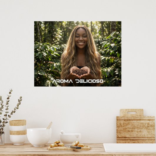 COFFEE - AROMA DELICIOSO ポスター (キッチン)