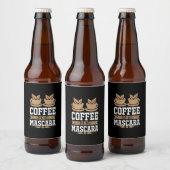 Coffee Art Coffee And Mascara ビールラベル (ボトル)