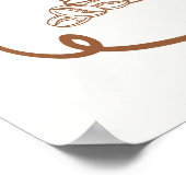 Coffee Baby is Brewing Late Night Diapers Sign ポスター (角)