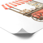 Coffee baby shower - favors, please take one ポスター (角)