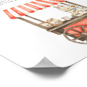 Coffee baby shower How big is mommy's belly  ポスター (角)