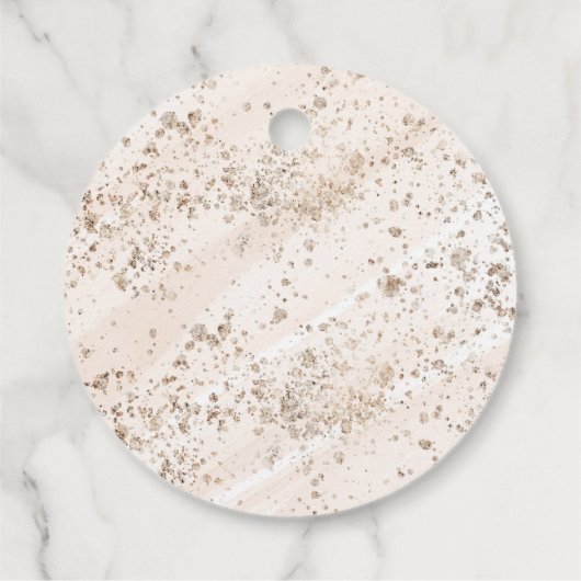 Coffee baby shower Is Brewing bow フェイバータグ (裏面)