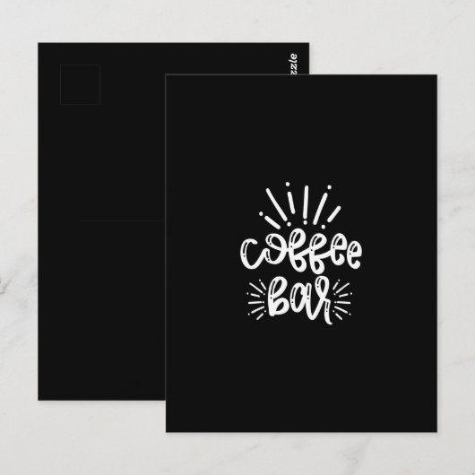 coffee bar ポストカード (正面/裏面)