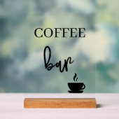 Coffee bar wedding Acrylic sign アクリルサイン (ニュートラル)