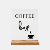 Coffee bar wedding Acrylic sign アクリルサイン (正面)