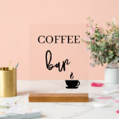 Coffee bar wedding Acrylic sign アクリルサイン (ウェディング)