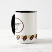 Coffee Bean Mug-editable for Company Gifts マグカップ (正面左)