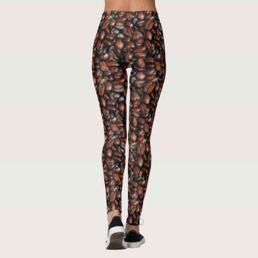 Coffee Bean Pattern Leggings レギンス (裏面)