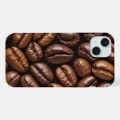 Coffee Bean Phone Case iPhoneケース (裏面横)