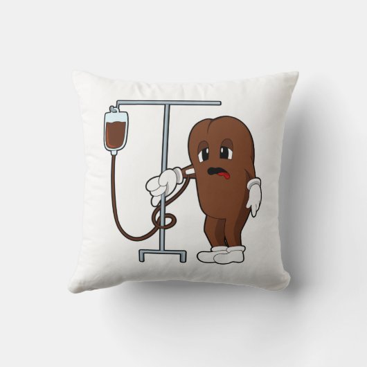 Coffee bean with Coffee pot クッション (裏面)