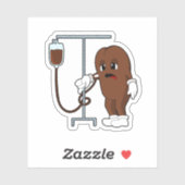 Coffee bean with Coffee pot シール (シート)