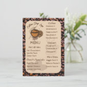 Coffee Beansカジュアルメニューのコーヒーショップを追加 メニュー (スタンド正面)