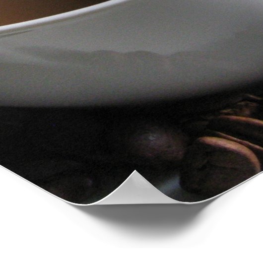 Coffee beans ポスター (角)