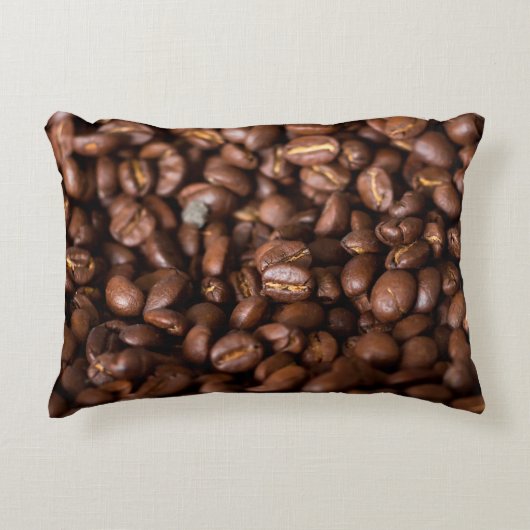 Coffee Beans Backgroundabstract, aroma, background アクセントクッション (正面)