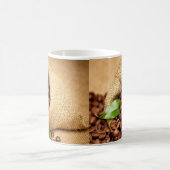 Coffee Beans Bag Sticker – Rustic Coffee Lover  コーヒーマグカップ (中央)