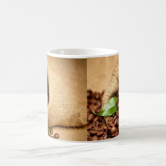 Coffee Beans Bag Sticker – Rustic Coffee Lover  コーヒーマグカップ (中央)
