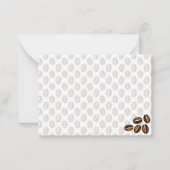 Coffee Beans Blank Note Card ノートカード (正面)
