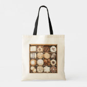 Coffee Beans Heart Cookies トートバッグ (裏面)