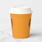 Coffee Beans Heart Paper Cup 紙コップ (左)