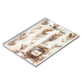 Coffee Beans Jar Stripes ノートブック (左側)