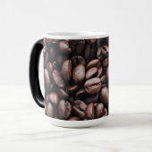 Coffee Beans Mug – Aromatic Brew Graphic Ceramic M モーフィングマグカップ (正面左)