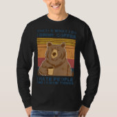 Coffee bear tシャツ (正面)