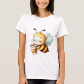 Coffee Bee – Morning Energy Mode Tシャツ (正面)