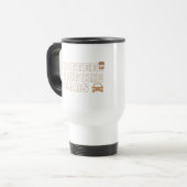 Coffee Before Cars | かわいいコーヒー愛好家のギフト トラベルマグ (正面左)
