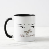 Coffee Before Conversation マグ (左)