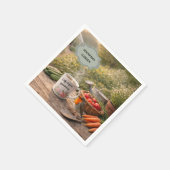 Coffee before gardening robin garden personal  スタンダードカクテルナプキン (角)