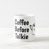 coffee before talkie コーヒーマグカップ (中央)